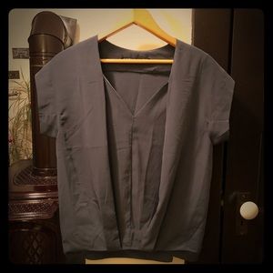 Green All Saints Drapey Eveline Top - Size 6